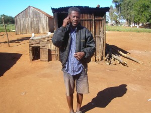Villager calls in with mobile phone